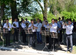 Гімн України у виконанні духового оркестру університету